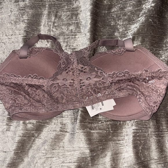 Auden Racerback Lace Push-Up Bra in Pink, Women's Size 38DD. - Picture 7 of 7
